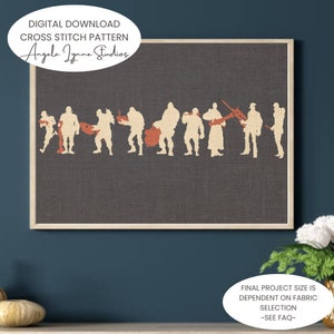 Cross Stitch Pattern - Team Fortress 2 - TF2