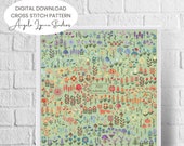 Cross Stitch Pattern - High Low Temperature Stitch-along - Garden