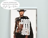 Cross Stitch Pattern - The Good, the Bad, and the Ugly - The Good movie poster