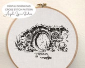 Cross Stitch Pattern - Bag End - Black and White - The Hobbit and The Lord of the Rings - Tolkein