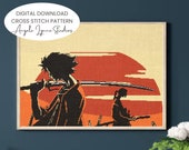 Cross Stitch Pattern - Samurai Champloo Sunset