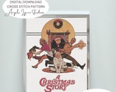 Cross Stitch Pattern - A Christmas Story - Movie Poster