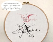 Cross Stitch Pattern - The Lonely Mountain - The Hobbit