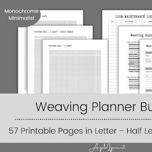 ウィーバーズプランナー：57ページの印刷可能なジャーナル（PDFダウンロード）