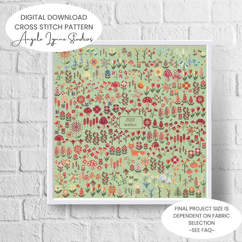 High and Low Temperature Garden from Angela Lynne Studios Cross Stitch
