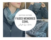 Knitting Pattern - Faded Memories - Cowl