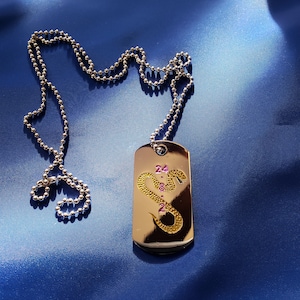 Mamba&#39;      dog tag/ keychain   -BKTags