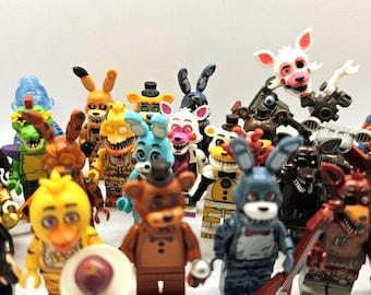 Inspired by Five Nights at Freddy’s Horror Games Custom Collectible Movie Figures Mini Bonnie Freddy Chica Foxy Collection