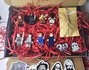Personalised Halloween Mystery Gift Box | Horror Movie Inspired | Gift Wrapped | Slasher Figures | Letterbox Friendly