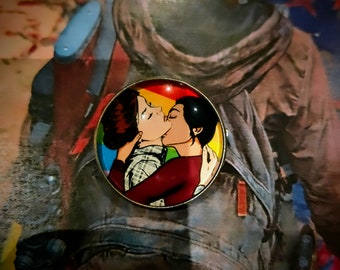 The Last of Us Metall Pin: Ellie & Joel - Wyoming Museum