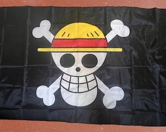 One Piece Luffy Protest Flag