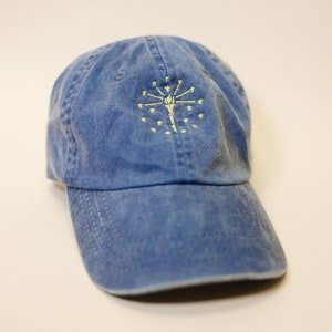 Indiana State Flag Embroidered Baseball Dad Hat