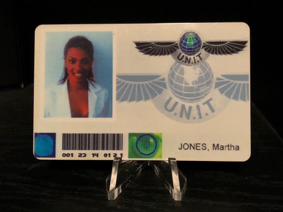 Doctor Who Martha Jones UNIT ID Card Etsy