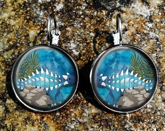 Dinosaur Earrings, Baby Dinosaur Earrings, T Rex Earrings, Brachiosaurus Earrings, Velociraptor Earrings, Dinosaur Jewelry P129