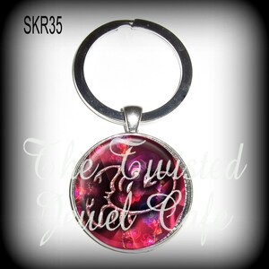 Scorpio Key Ring - Choice of 4 Colors and 2 Finishes - 30mm Key Ring - Zodiac Key Ring