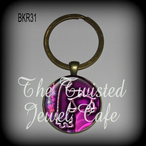 Libra Key Ring - Choice of 4 Colors and 2 Finishes - 30mm Key Ring - Zodiac Key Ring