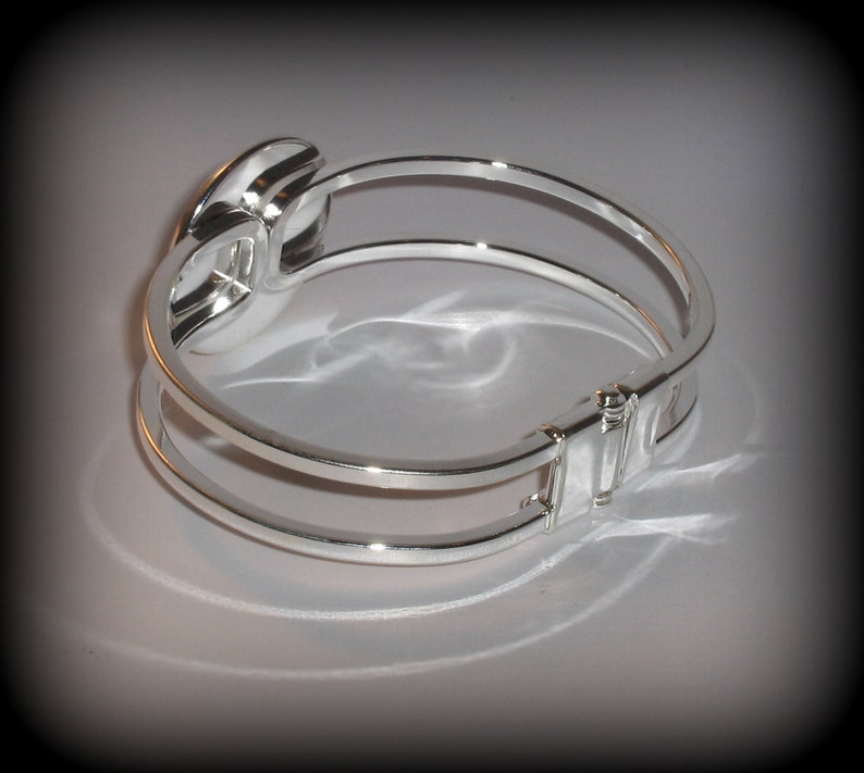 Compass Rose Hinged Cuff Bracelet Silver Antique Brass or Etsy Israel