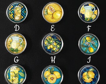 Lemon Snap Jewelry, Lemonade Snap Jewelry, Lemon Tree Snap Image, Snap Jewelry, Snap Images, Snap Button Jewelry, 18mm Snap Image, SI-127-A