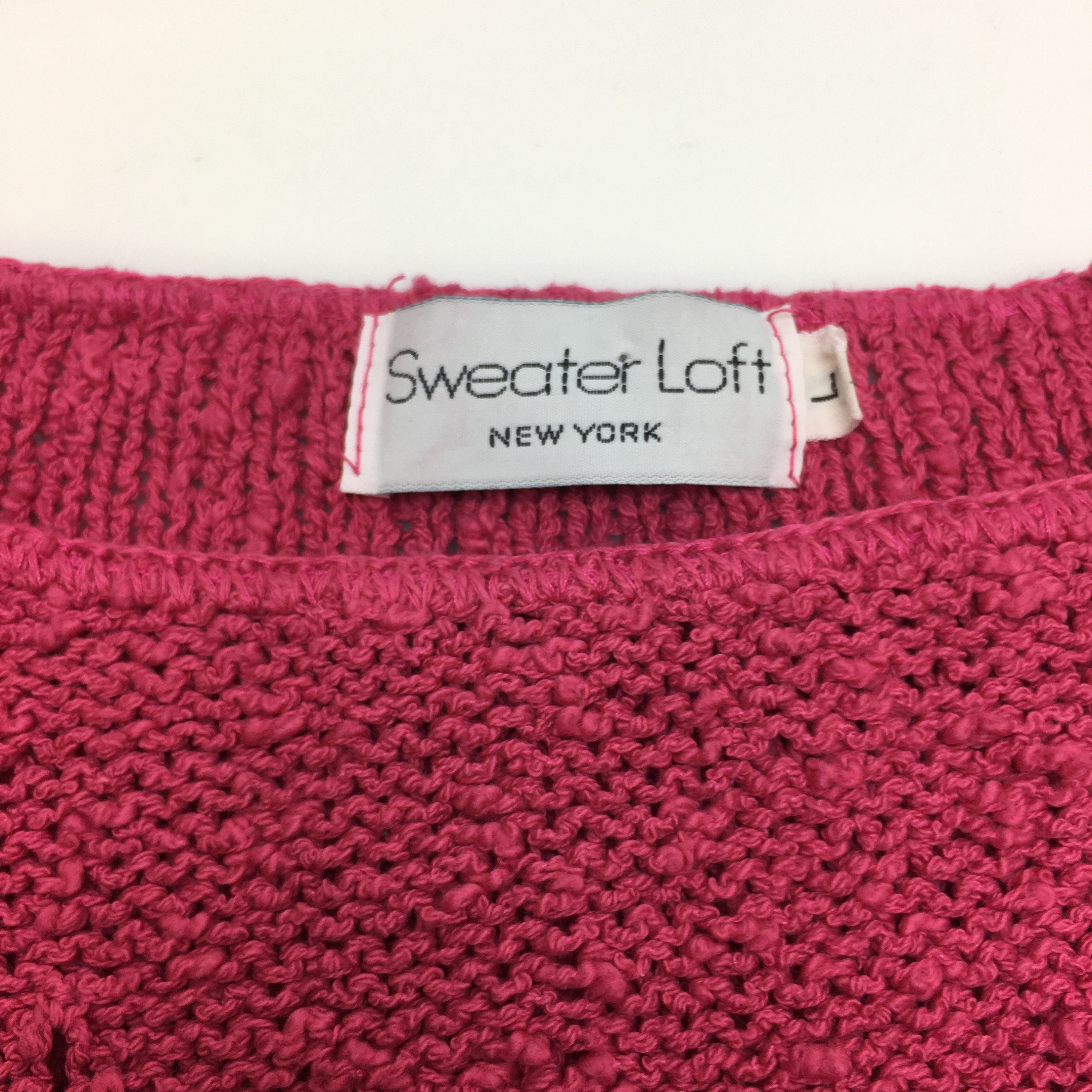 Vintage Womens Boxy Knit Sweater Vest Size Medium 80s Pink Etsy