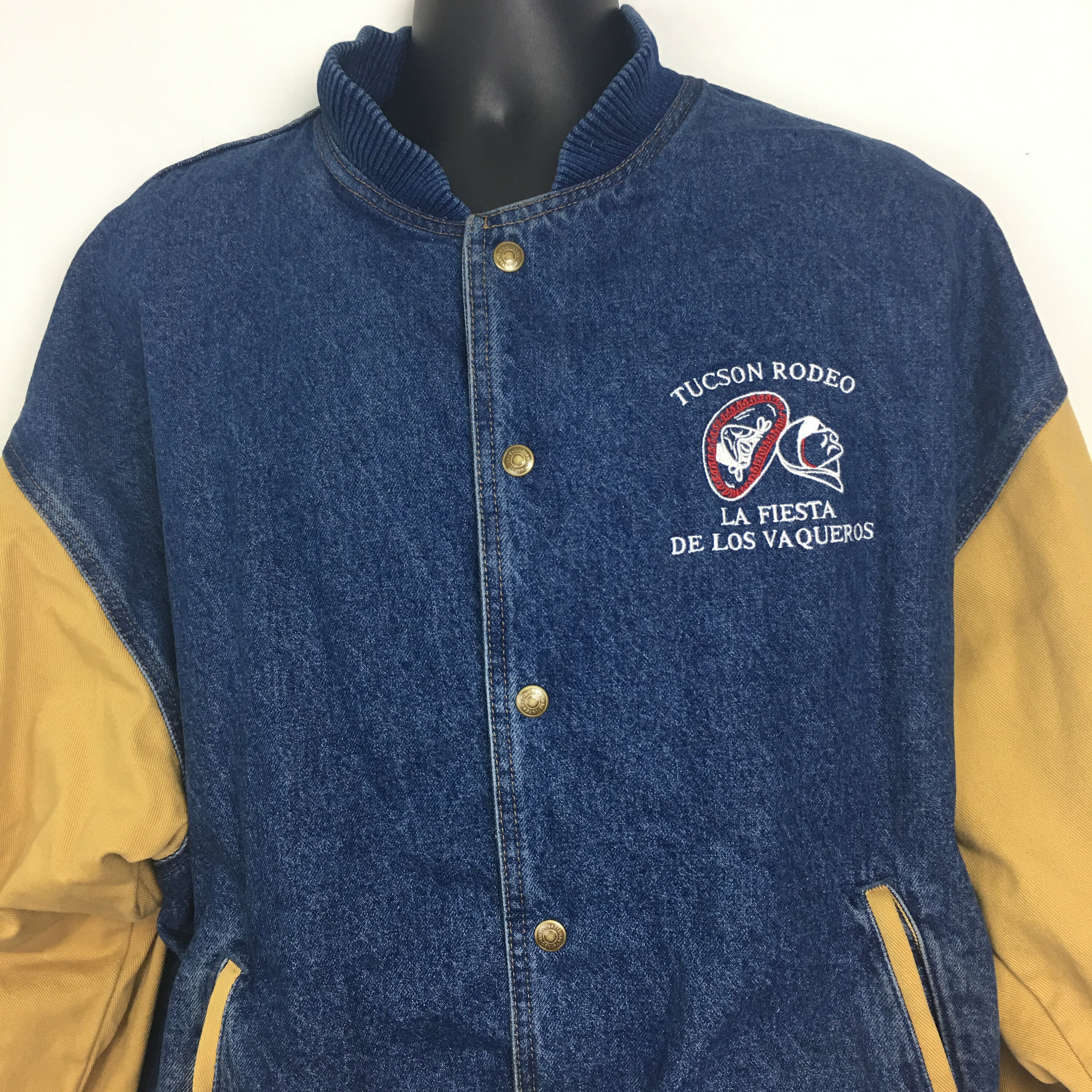 Denim Bomber Jacket XL Vintage Street Wear Rare Jacket Jean Etsy