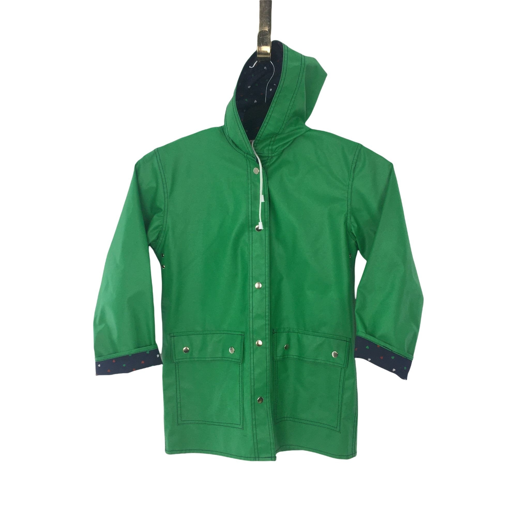 Vintage 80s Waterfalls Green Vinyl 