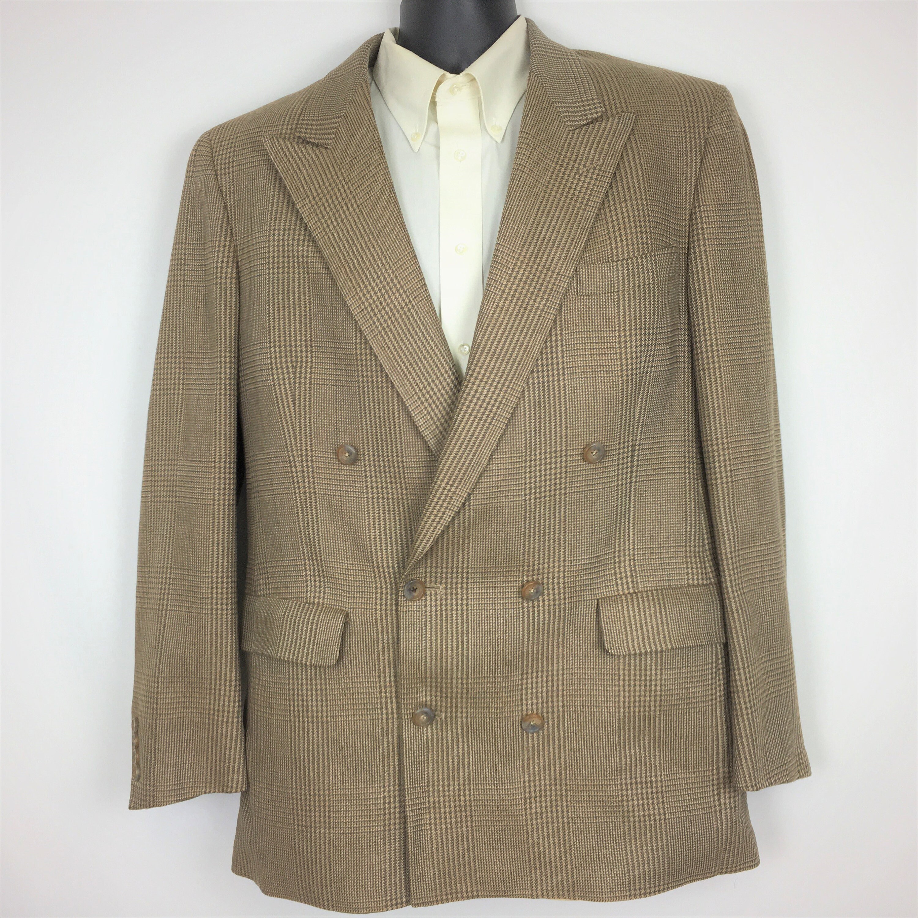 Vintage Hart Schaffner Marx Sport Coat Jacket Mens 41L 90s | Etsy