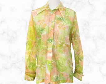 トップス 50s evelyn Margolis Hawaiian shirt Vintage Hawaiian Shirt EVELYN MARGOLIS Hawaii 1960s Aloha