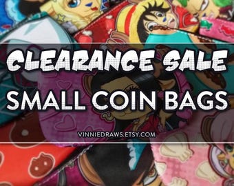 Zipper Coin Bag, Polyester Pouch for Coins, Cards, Accessories