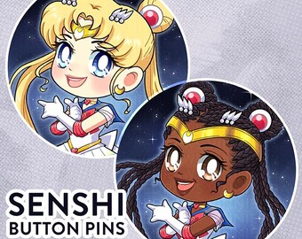2.25" Senshi Button Pins