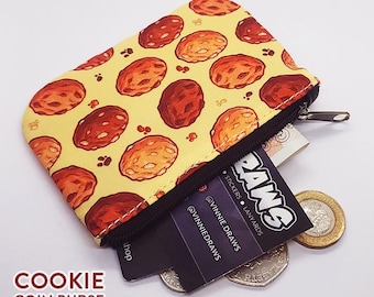 Cookie Coin Bag, Polyester Pouch for Coins, Cards, Accessories