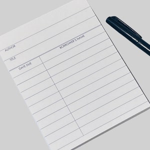 Bibliotheksausweis / Geschenk für Leser, Buchliebhaber / Lehrergeschenk / Bibliothekar / Hochzeitsgeschenk