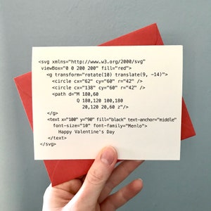 SVG cuore San Valentino, carta di San Valentino HTML5, scheda grafica vettoriale scalabile cuore, carta ti amo, ti amo