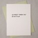 Geeky Thank You Card BASIC Computer Programming Language I | Etsy