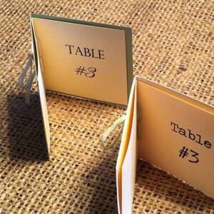 Literary Wedding Mini Book Place Cards/Escort Cards set of 20 image 4