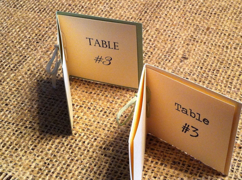 Literary Wedding Mini Book Place Cards/Escort Cards set of 20 image 4