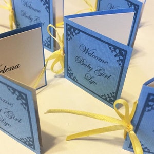 Literary Wedding Mini Book Place Cards/Escort Cards set of 20 image 2