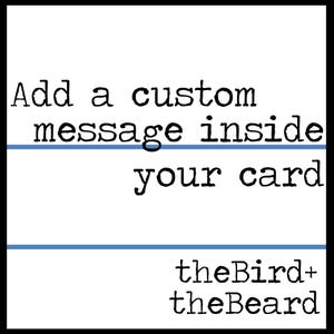 Agregue un mensaje personalizado al interior de su tarjeta