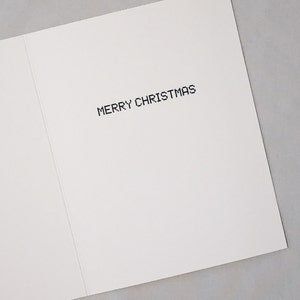 Merry Christmas Geeky Binary Code Card / Christmas Card for Computer ...