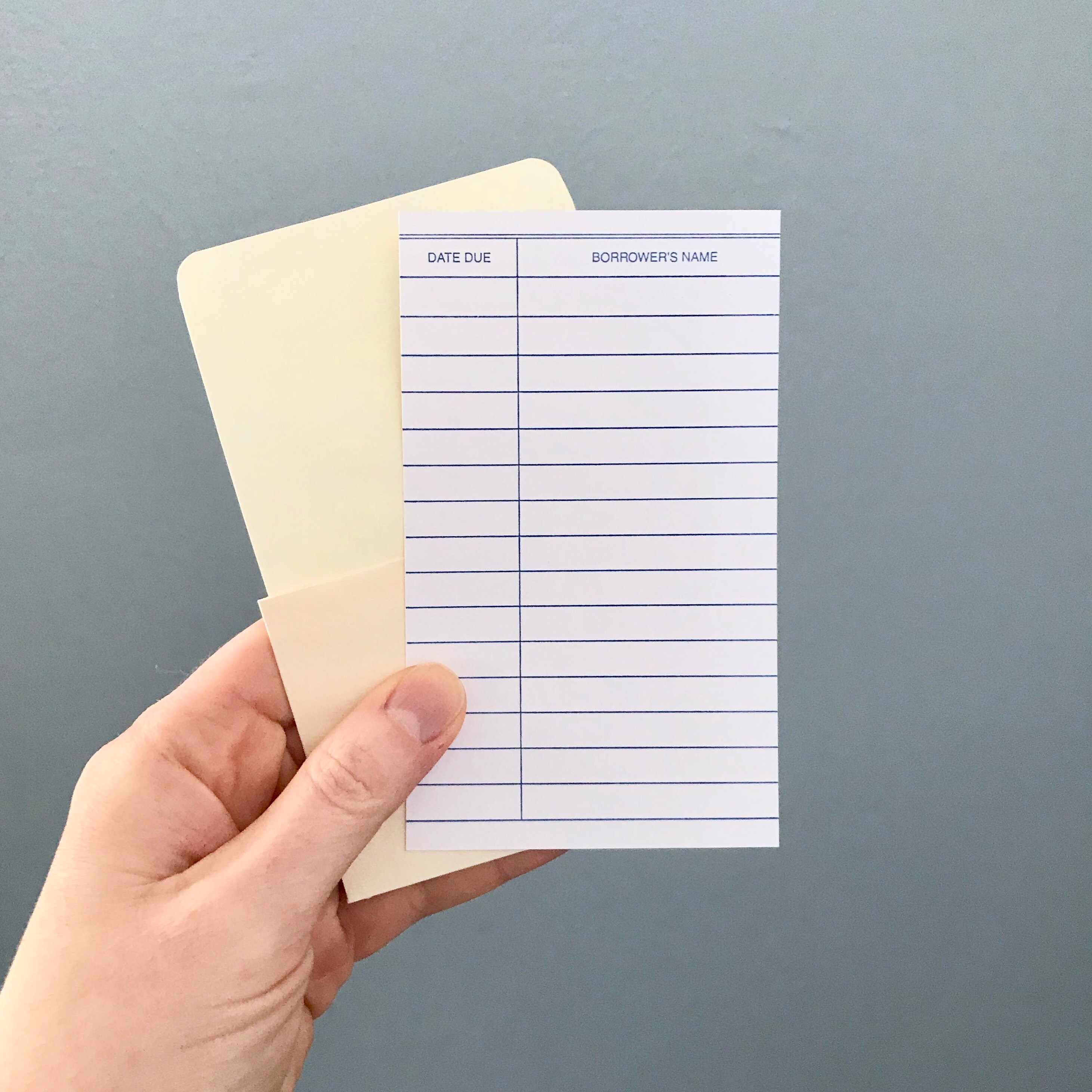 The Library Store Date Due Slips 4-Column Full Removable Adhesive 5 inches  H x 3 inches W 500 per Pack