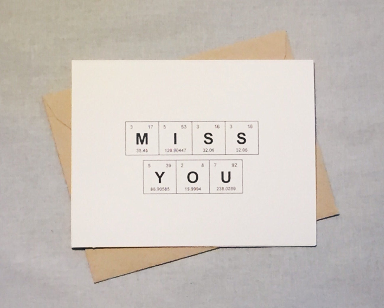 Social Distancing Miss You Periodic Table of the Elements - Etsy India