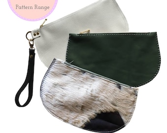 The Wild & Raw Pouch - PDF Sewing Pattern - Instant download, pouch, wristlet, clutch, pencil case, accessory