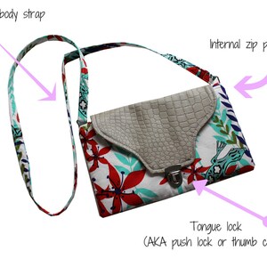 The Pimp Your Panic Clutch E Book Tutorials Instant download. Clutch. Purse. Bag. Small bag. image 3