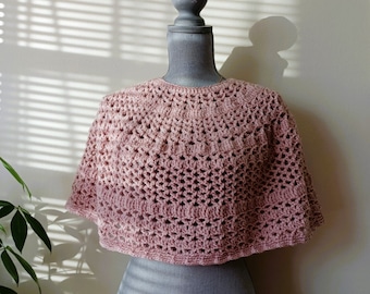 Patrón de capa de crochet: Campo de dientes de león (Patrón PDF)