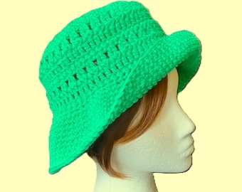 Patrón de gorro de crochet con forma de pata de león (fibra de algodón) (PDF)