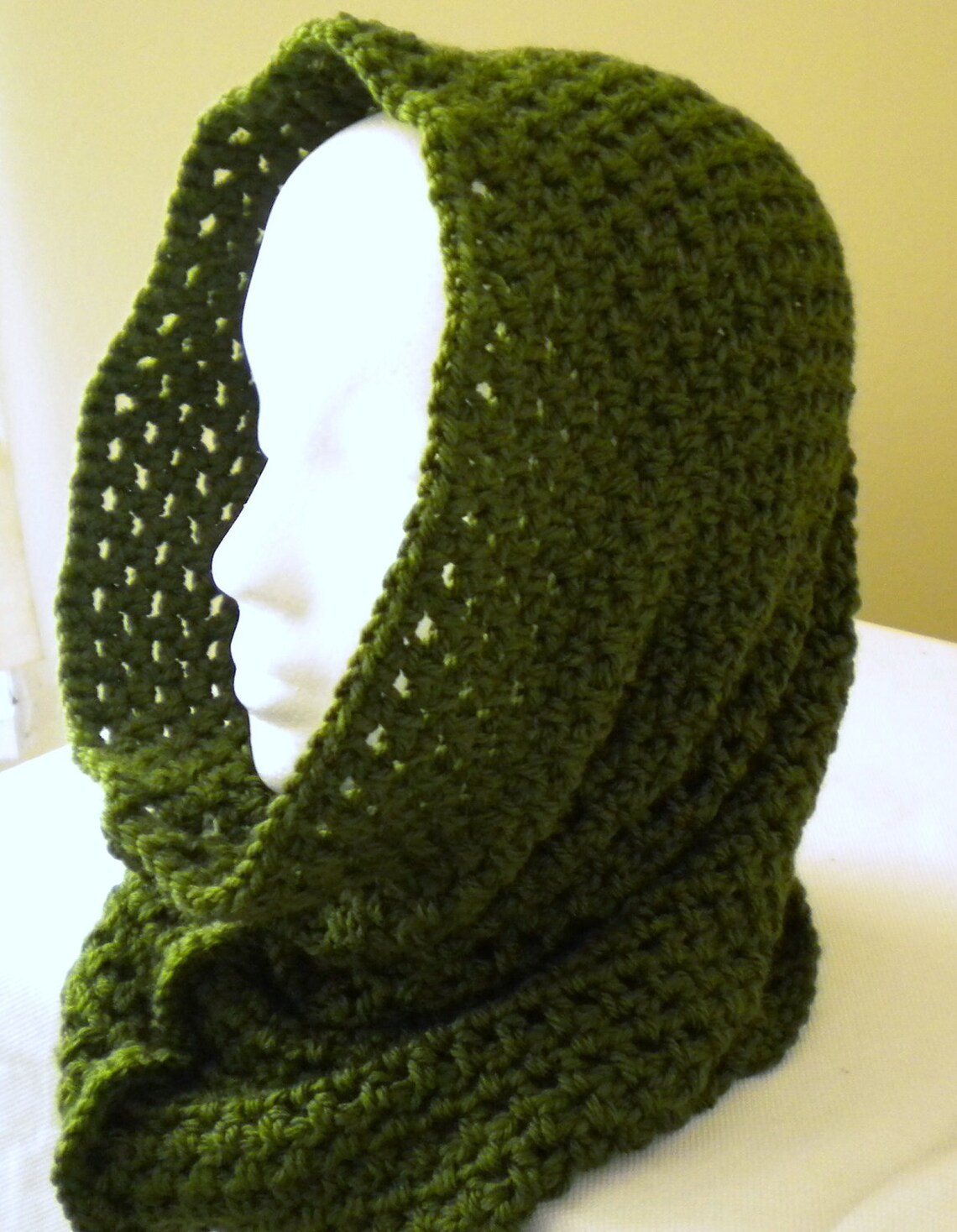 Crochet Cowl Hood PATTERN Fast & Easy / Crochet Ruffled Cowl Hood