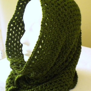 Crochet Cowl Hood PATTERN- Fast & Easy / Crochet Ruffled Cowl Hood pattern / Crochet Cowl pattern /Crochet Hood pattern