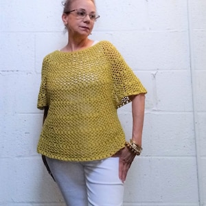 Crochet Poncho PATTERN- Papillon / Poncho Sweater pattern / Crochet Cape pattern / Poncho with Sleeves / Cape with Sleeves