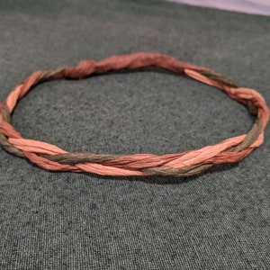 Simple Braided Multi-Color Vine Woodland Crown Circlet