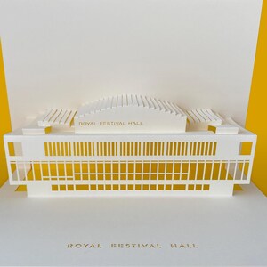 3D-pop-upkaart Royal Festival Hall