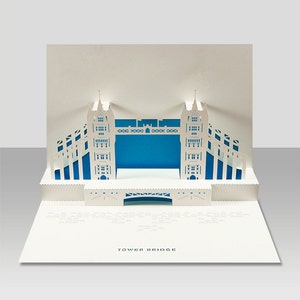 3D-pop-upkaart Tower Bridge